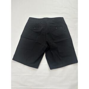 Women's Docker black bermuda style shorts, cotton/elastane, size 12